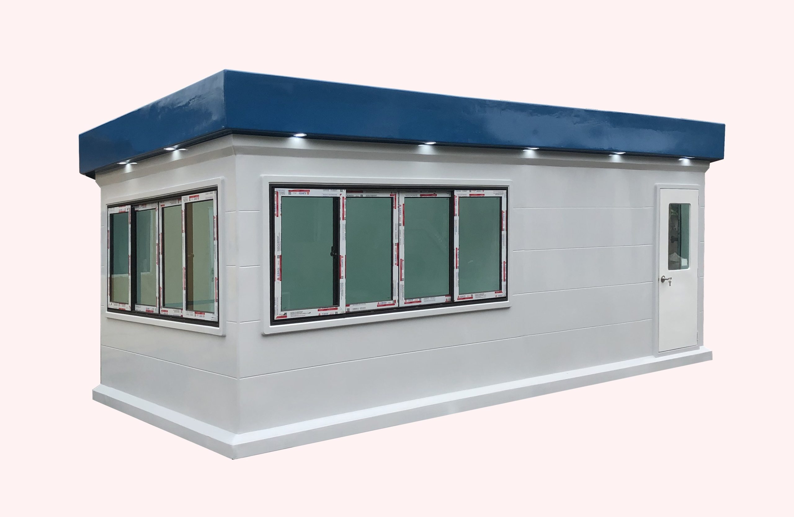 Nhà di động mái hộp đúc bằng composite