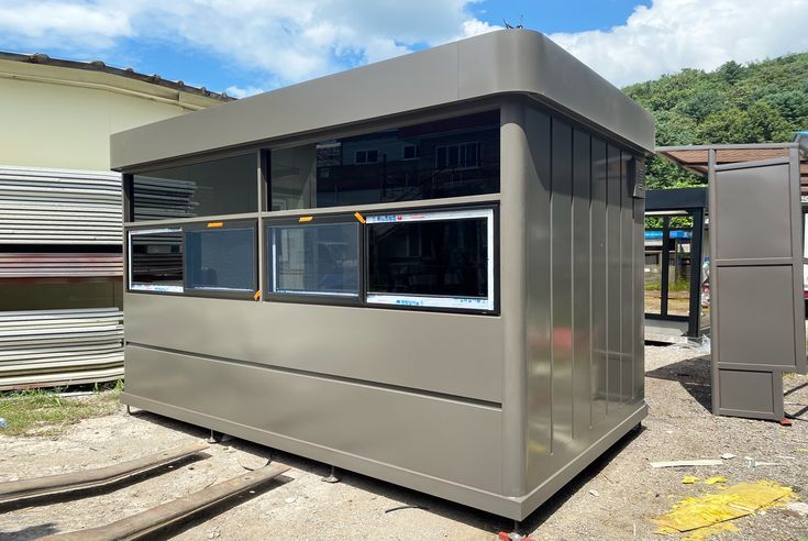 Nhà bảo vệ khung thép cớ lớn theo thiết kế của Hàn Quốc chuẩn bị được chế tạo
